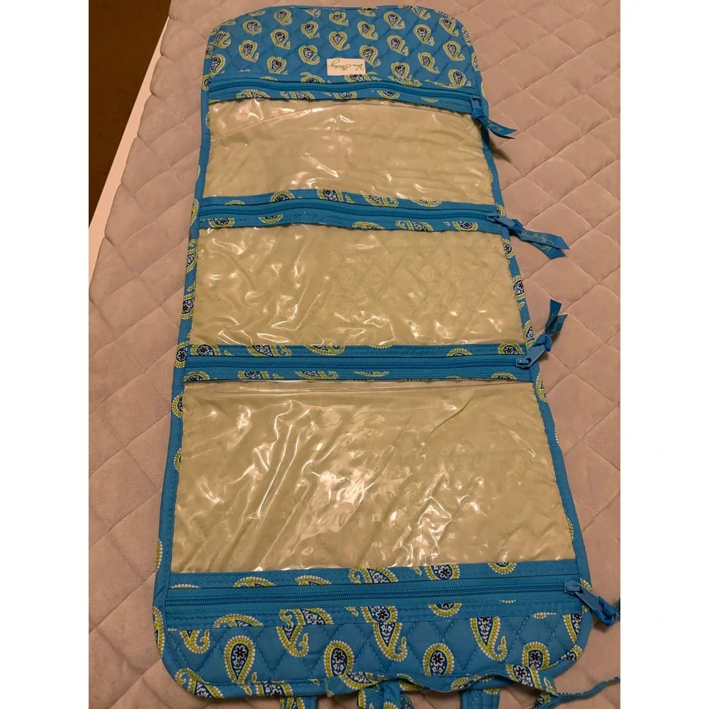 Vera Bradley Hanging Travel Organizer Cosmetic Bermuda Blue